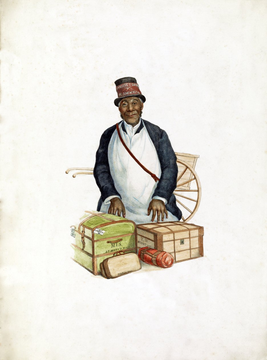 Portero Público B. Jackson, pub. 1883 de American School