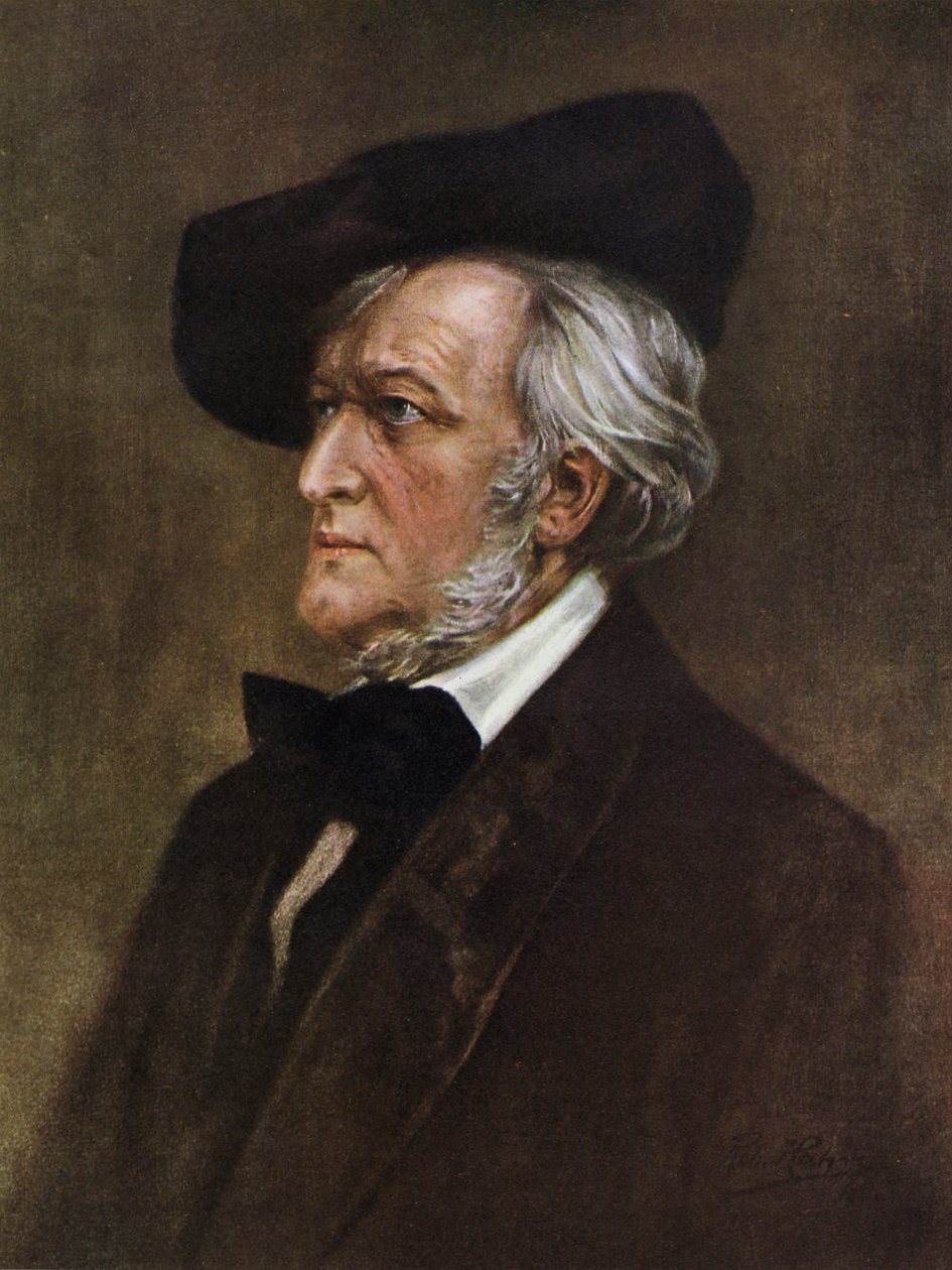 Richard Wagner (litografía) de American School