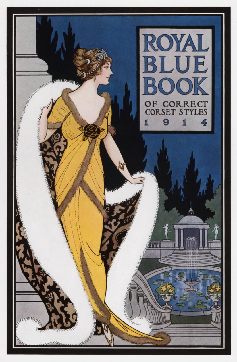 Libro Azul Real de Estilos Correctos de Corsés de American School