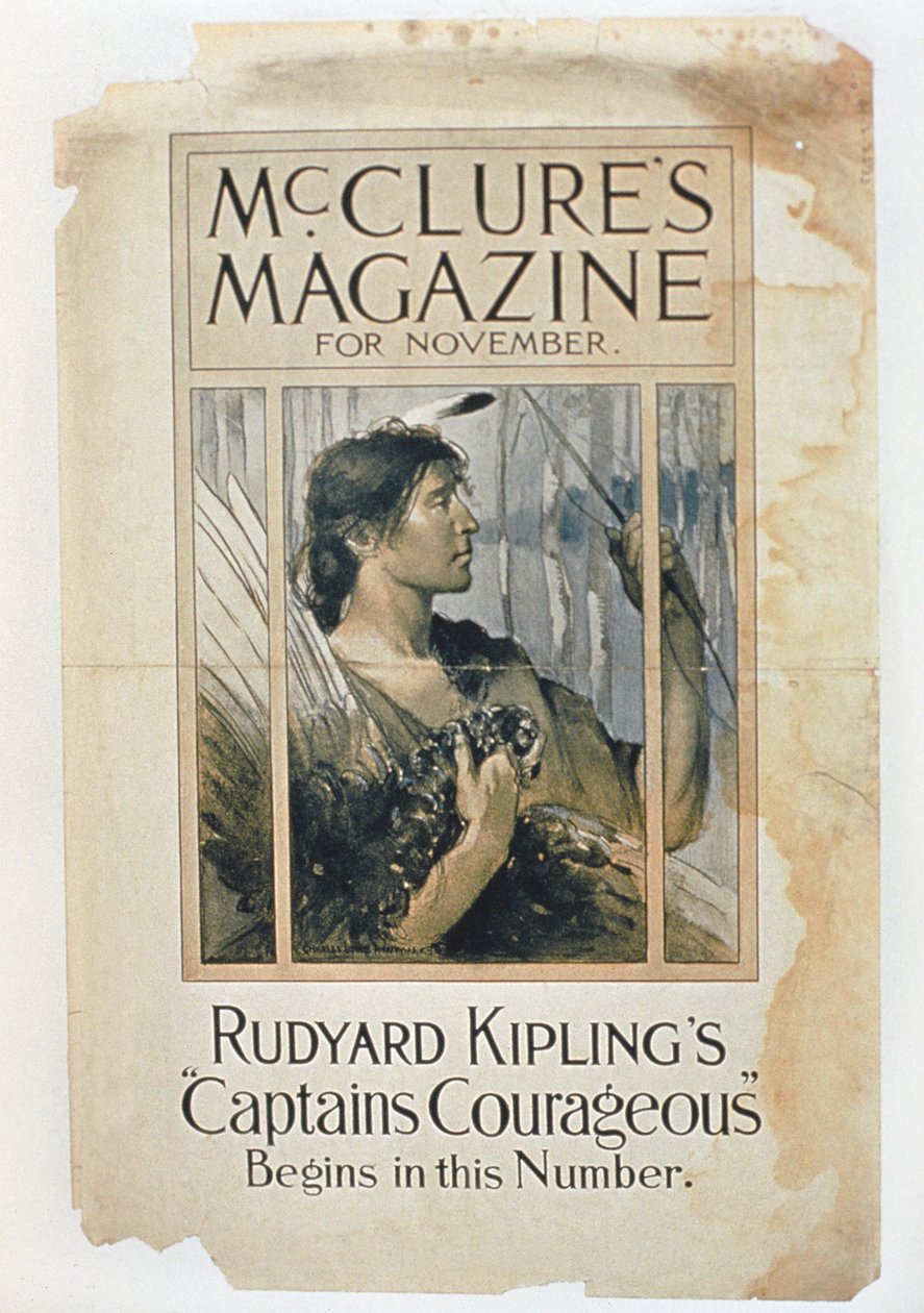 Capitán Valiente de Rudyard Kipling en la edición de noviembre de la revista McClure