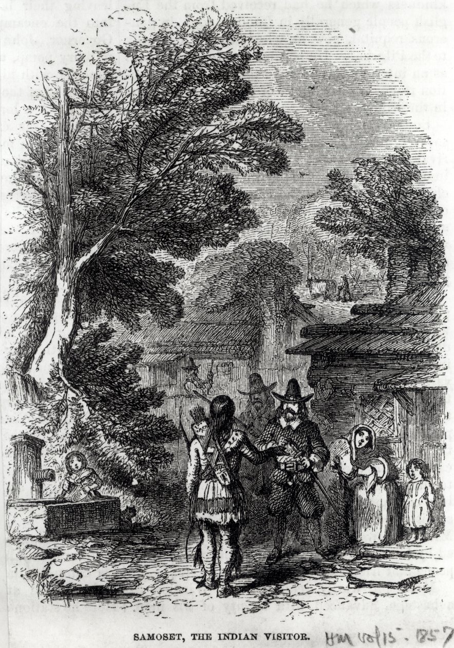Samoset, el visitante indio, de 