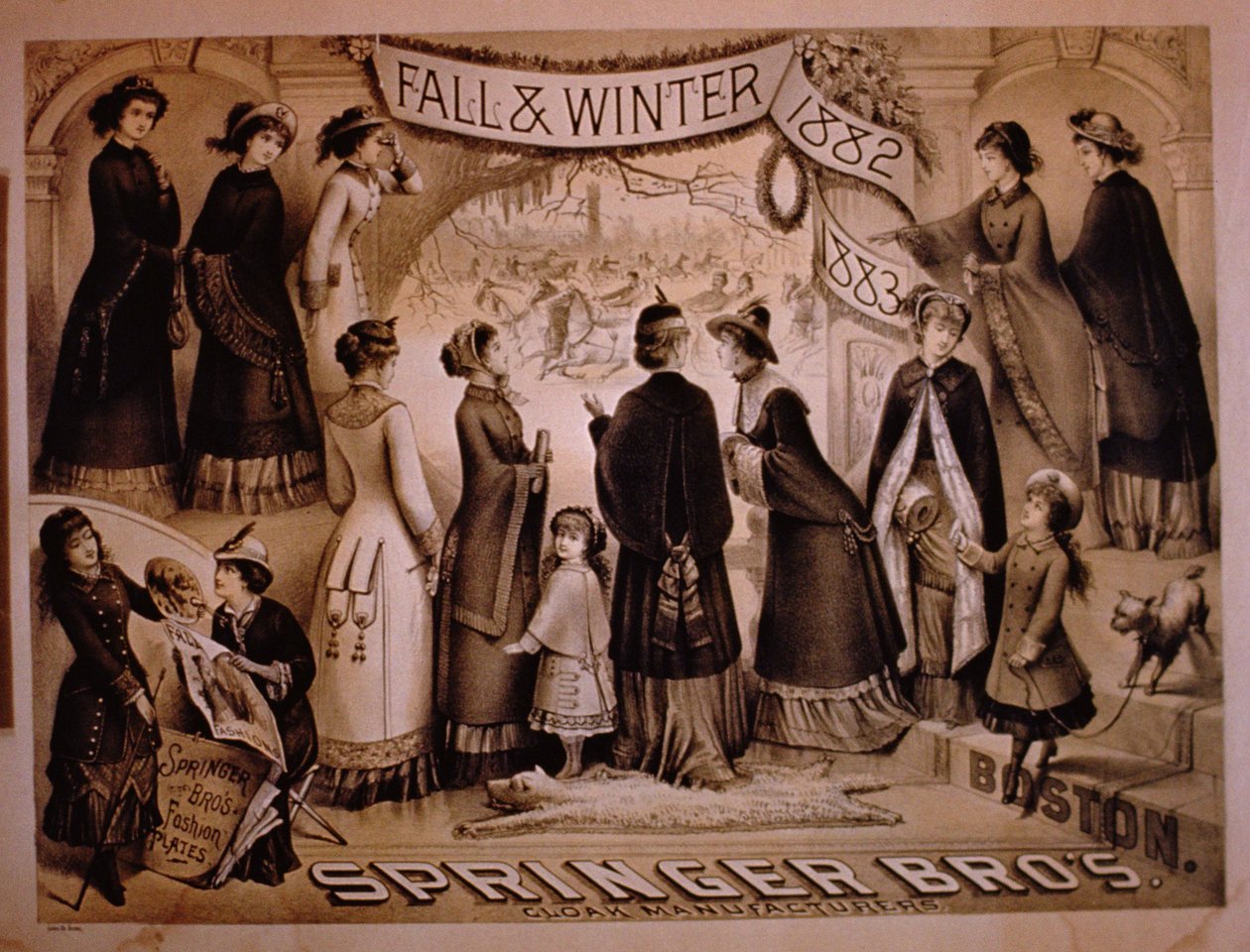 Springer Brothers, Boston, Colección de Otoño e Invierno, 1882-83 de American School
