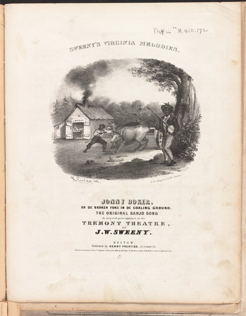Melodías de Virginia de Sweeny, c.1840 de American School
