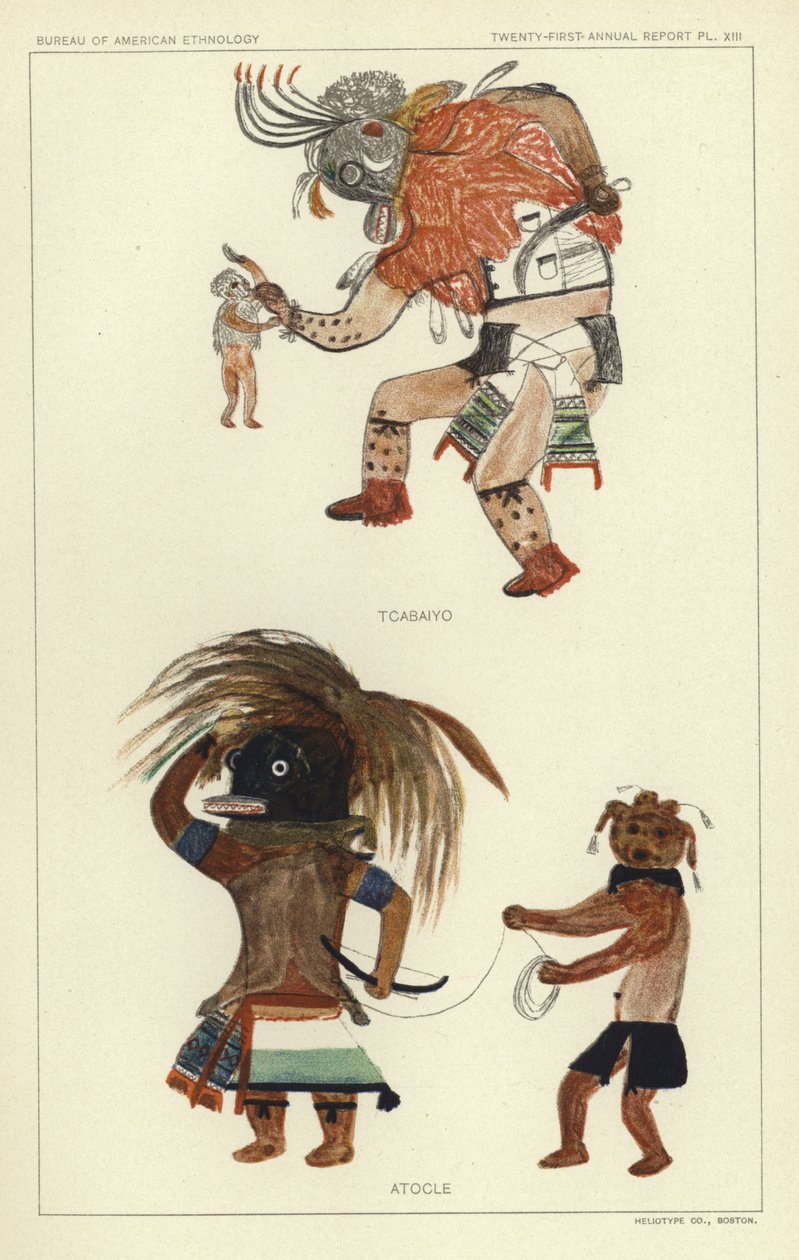 Tcabaiyo, Atocle (litografía en color) de American School