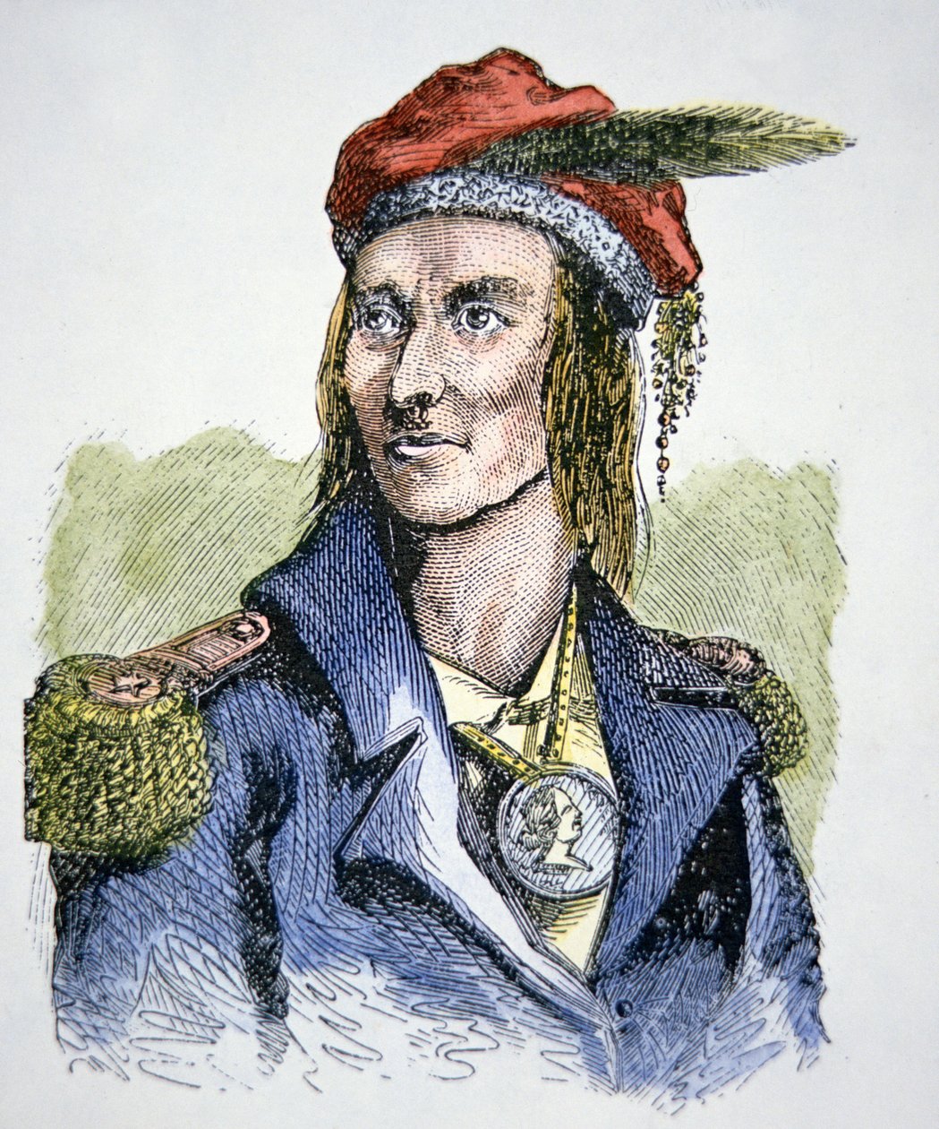 Tecumseh (1768-1813) de American School