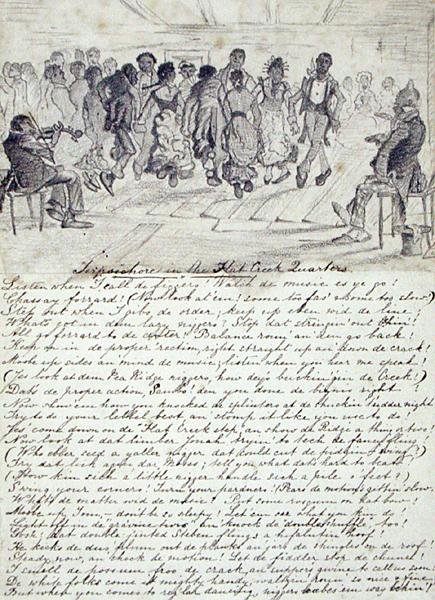 Terpsícore en The Flat Creek Quarters, Pea Ridge, c.1860 de American School