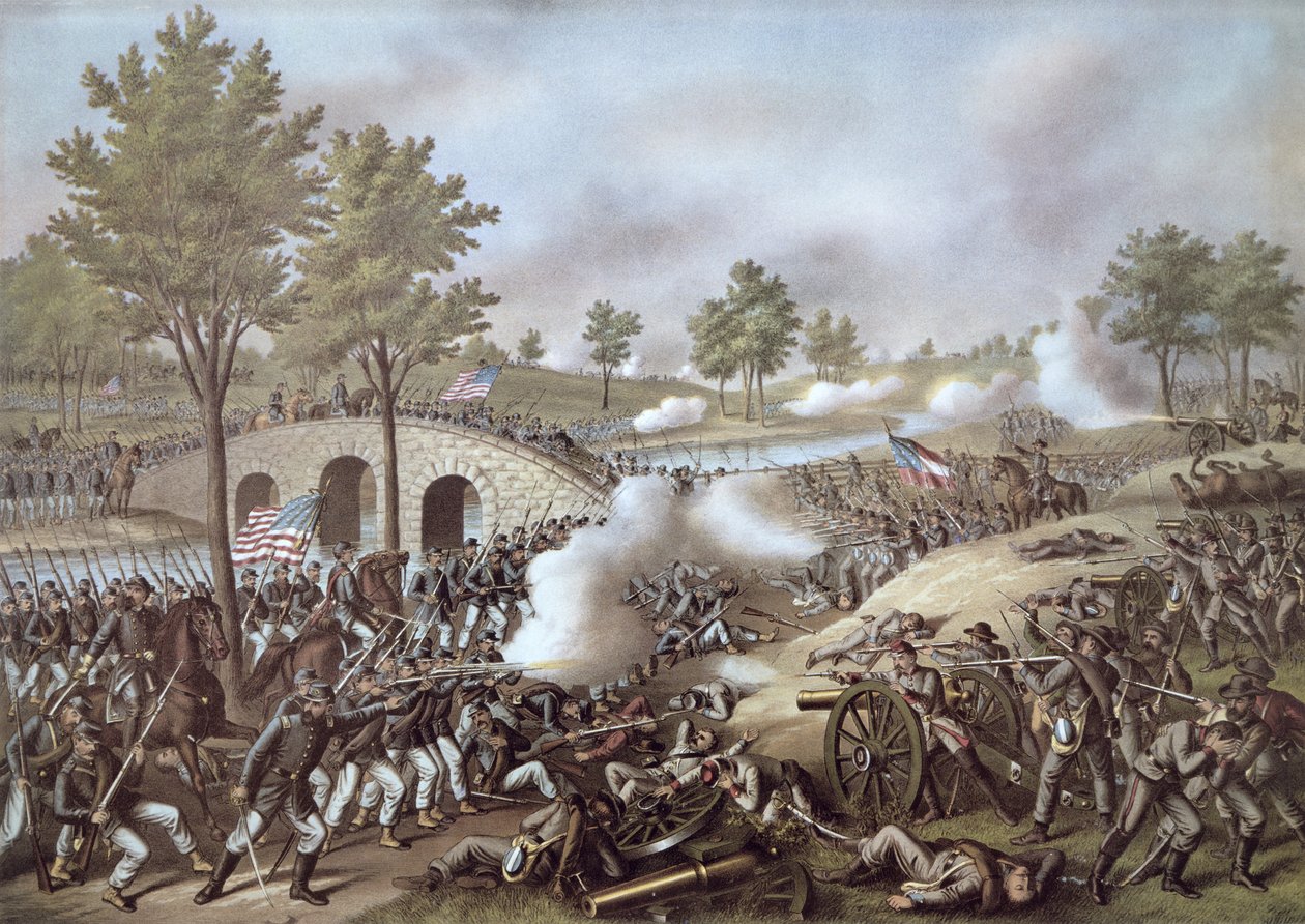 La Batalla de Antietam de American School