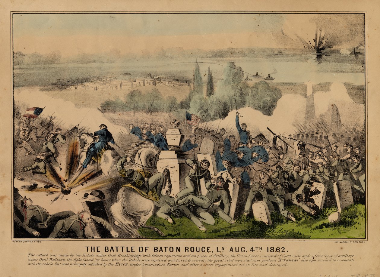 La Batalla de Baton Rouge, La. 4 de agosto de 1862 de American School