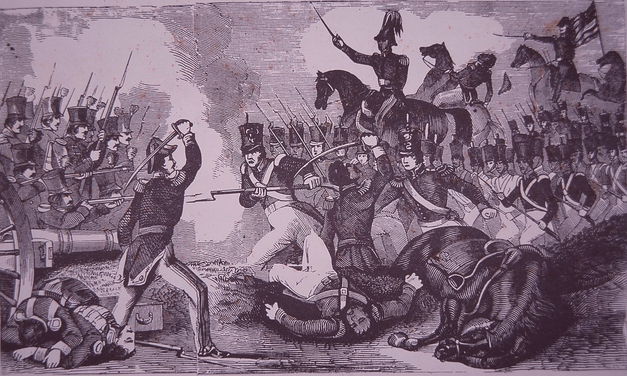La Batalla de Churubusco, Guerra Mexicano-Estadounidense de American School