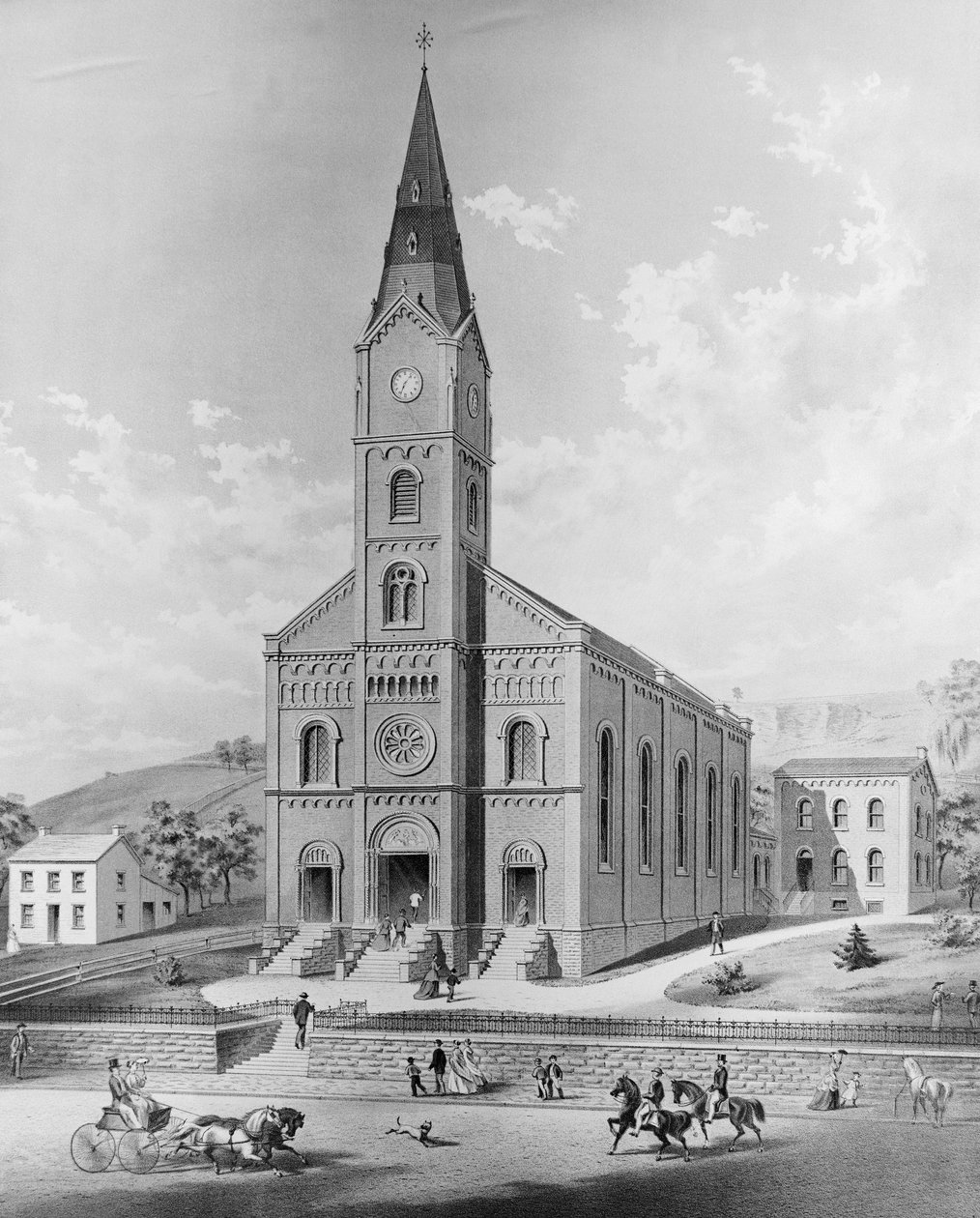 La Iglesia Bonaventura, Fairmont, Ohio de American School