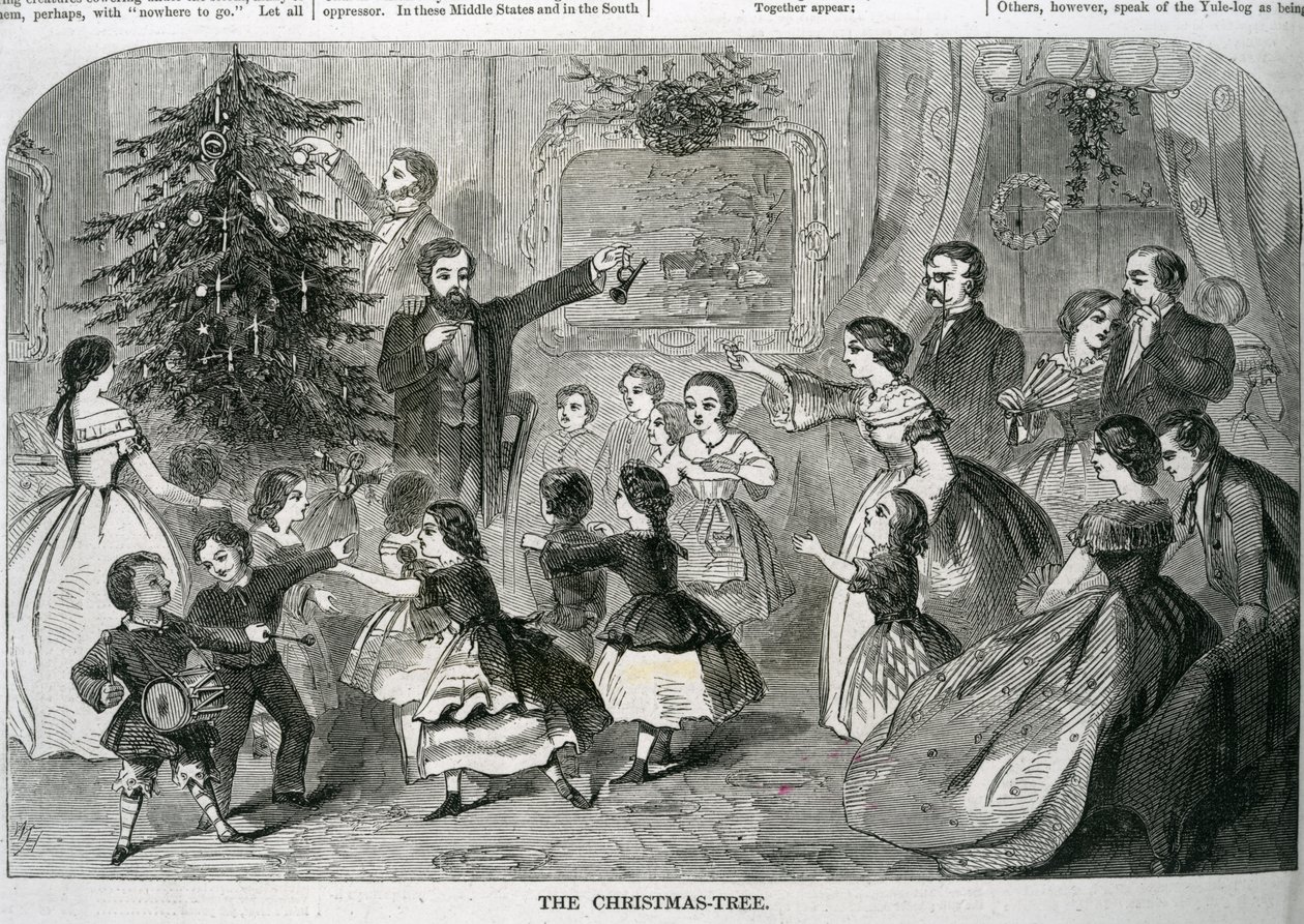 El Árbol de Navidad, ilustración de 