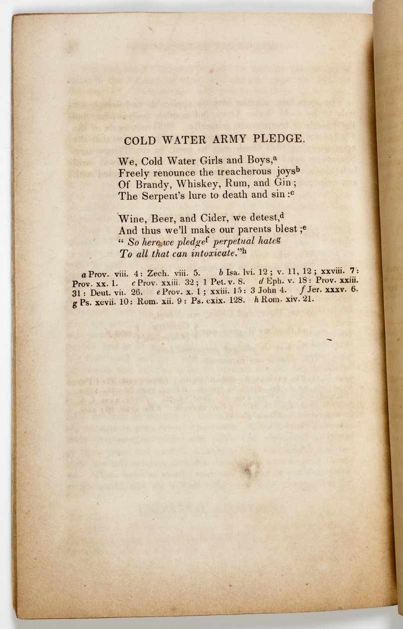 La Promesa del Ejército de Agua Fría, 1842 de American School