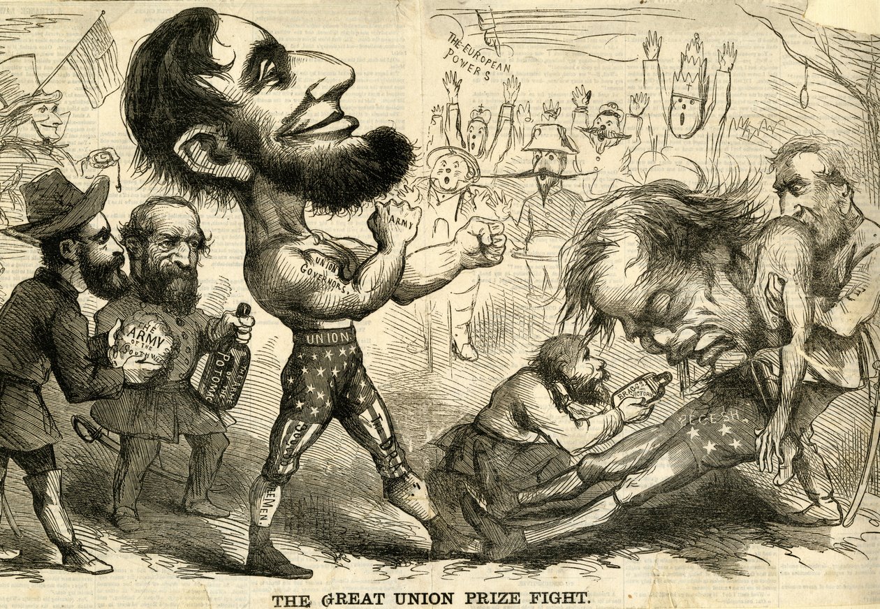 La Gran Pelea por el Premio de la Unión, 1861 de American School