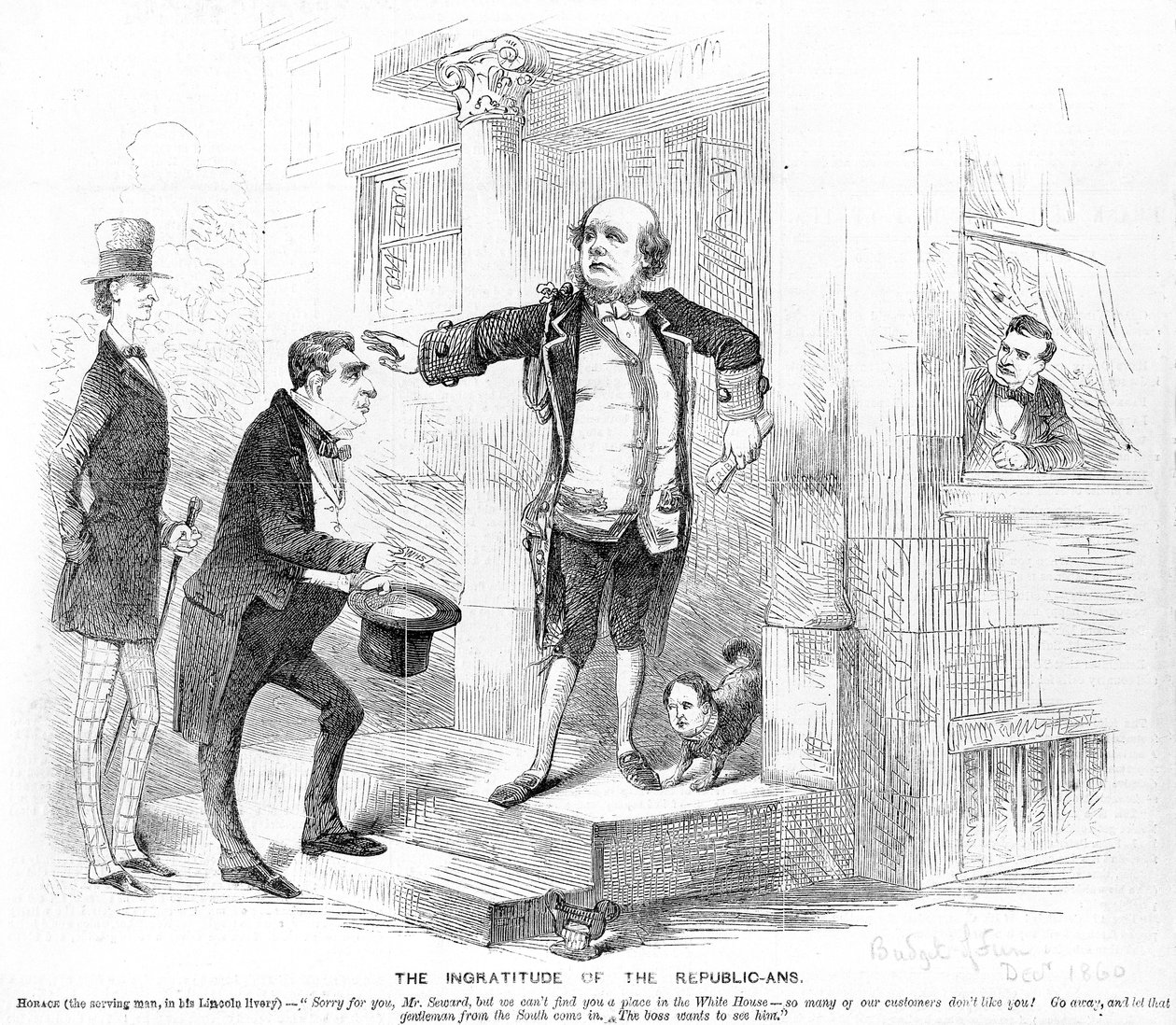 La ingratitud de los republicanos, c.1860 de American School