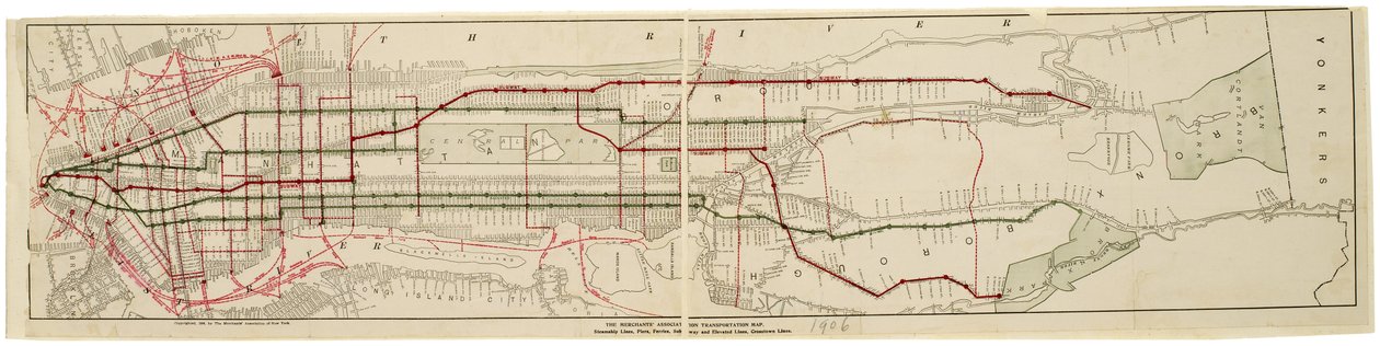 Mapa de transporte de la Asociación de Comerciantes de American School