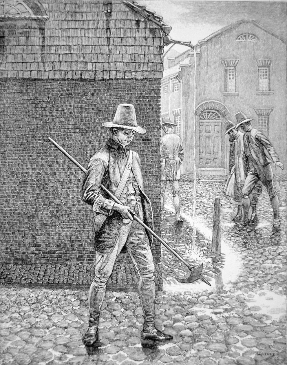 El policía de Nueva York de 1693 de American School
