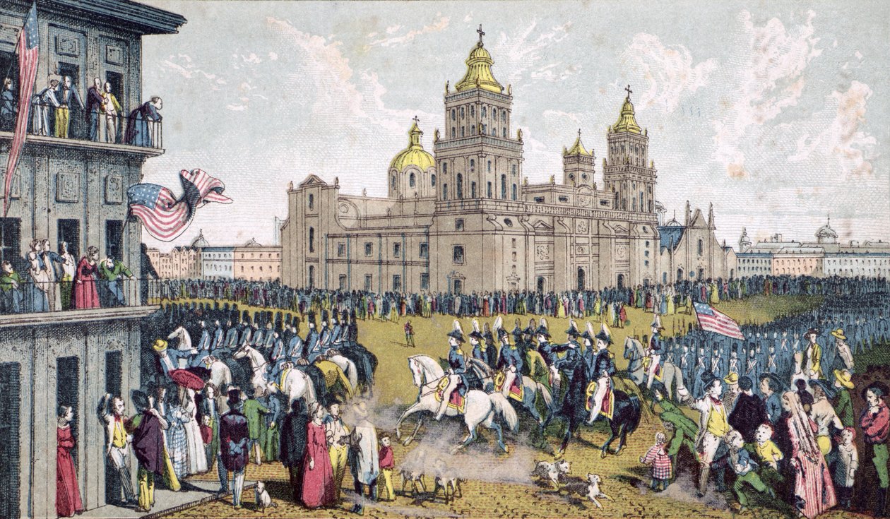 La Ocupación de la Capital de México por el Ejército Americano, 1846-48 de American School