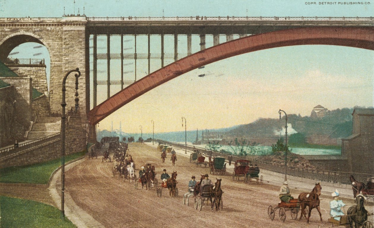 El Speedway, Nueva York, c.1911 de American School