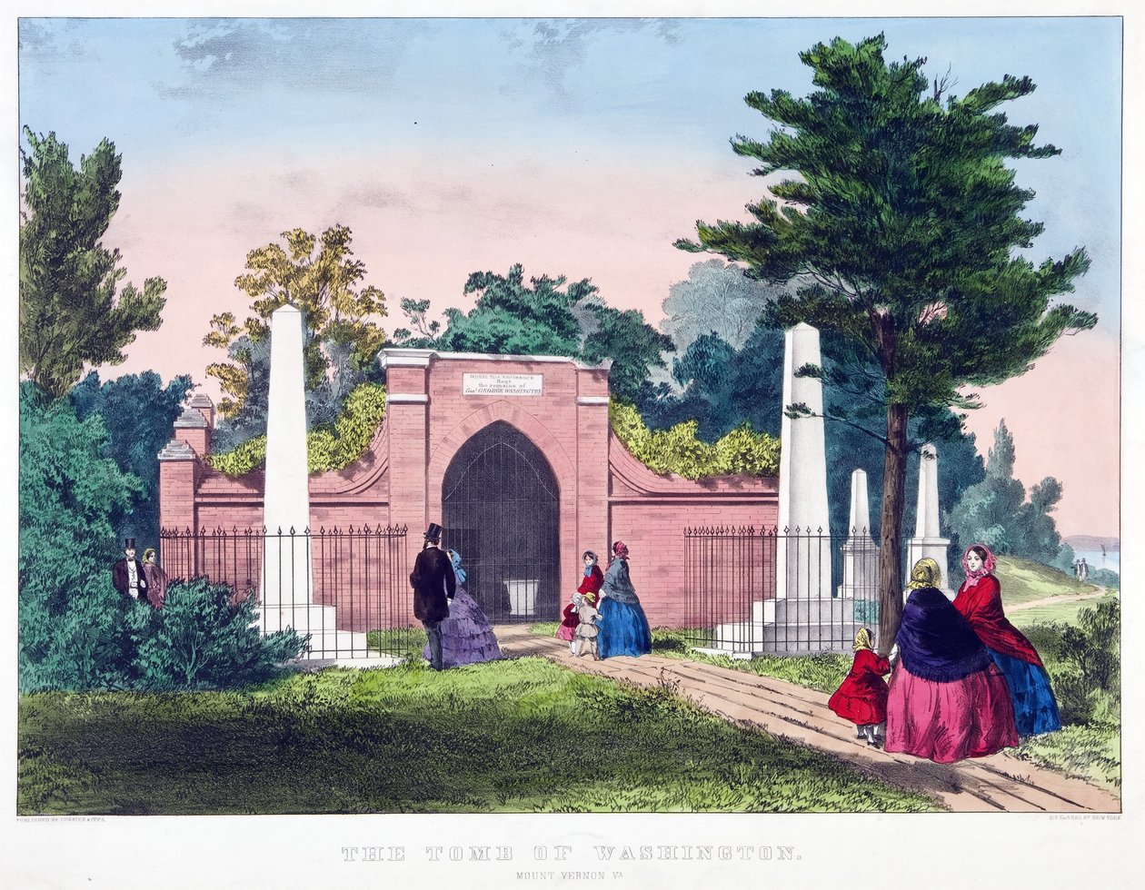 La tumba de Washington, Mount Vernon, Va. de American School
