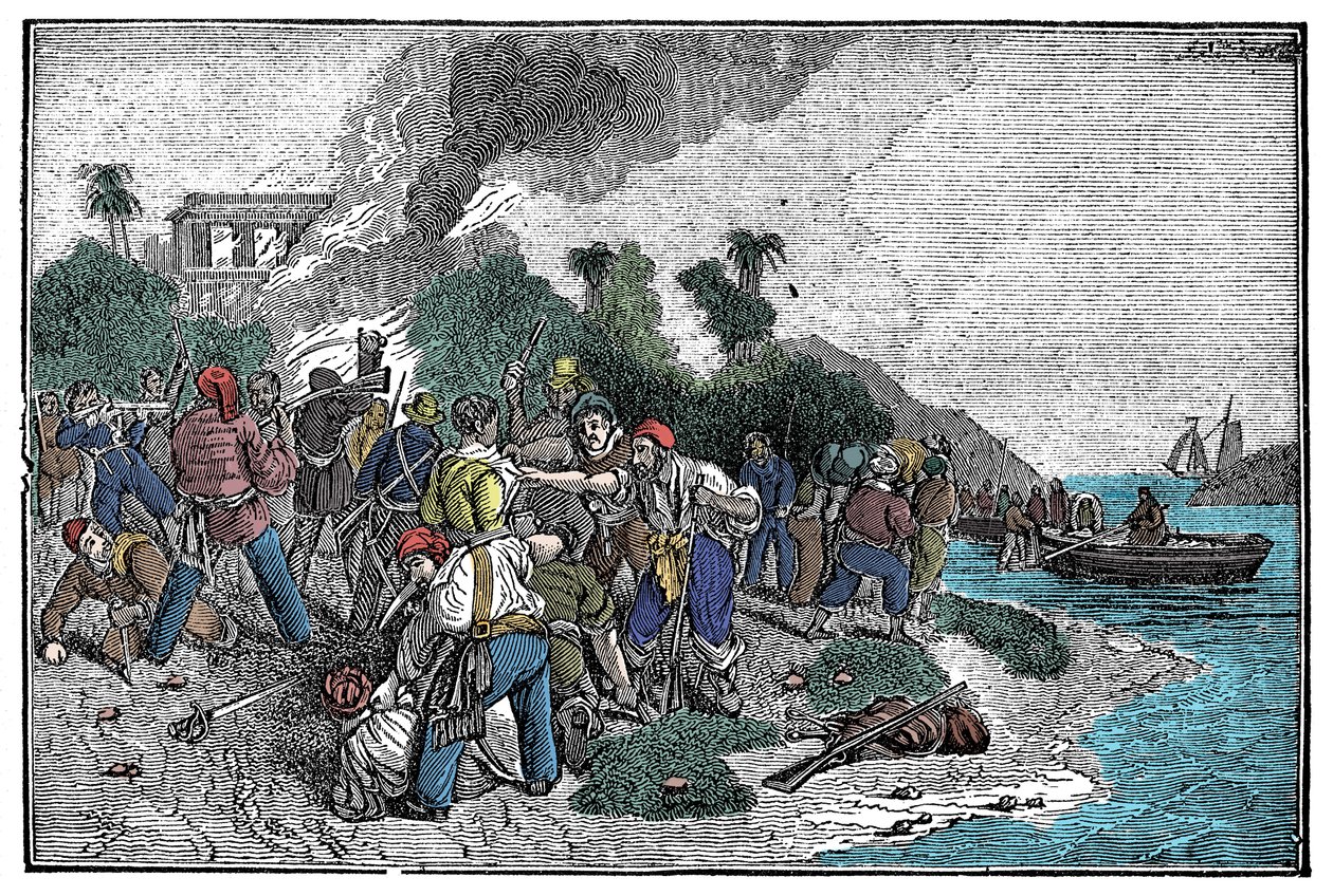 La muerte del capitán Edward Davis de American School