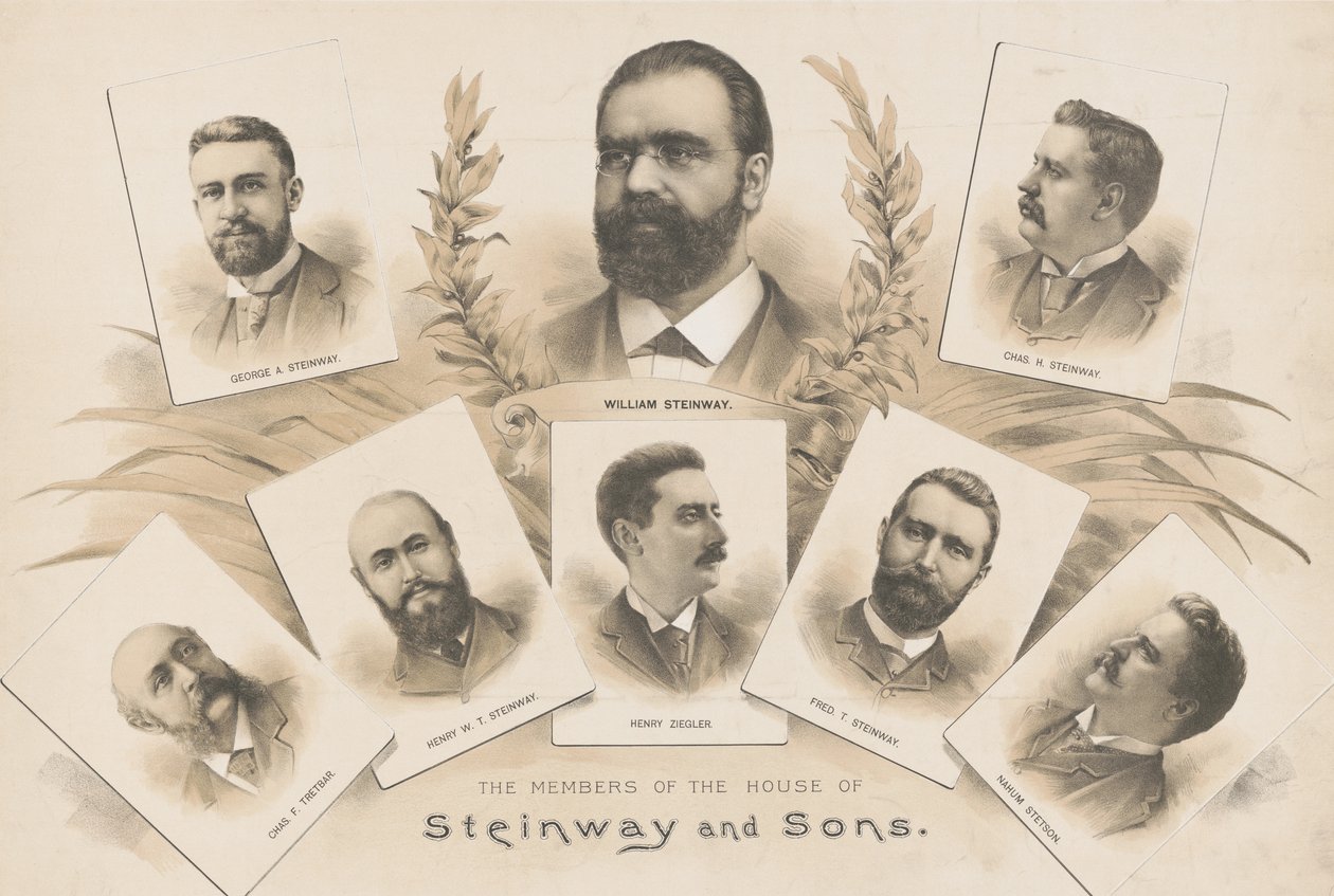 Los miembros de la Casa de Steinway and Sons de American School