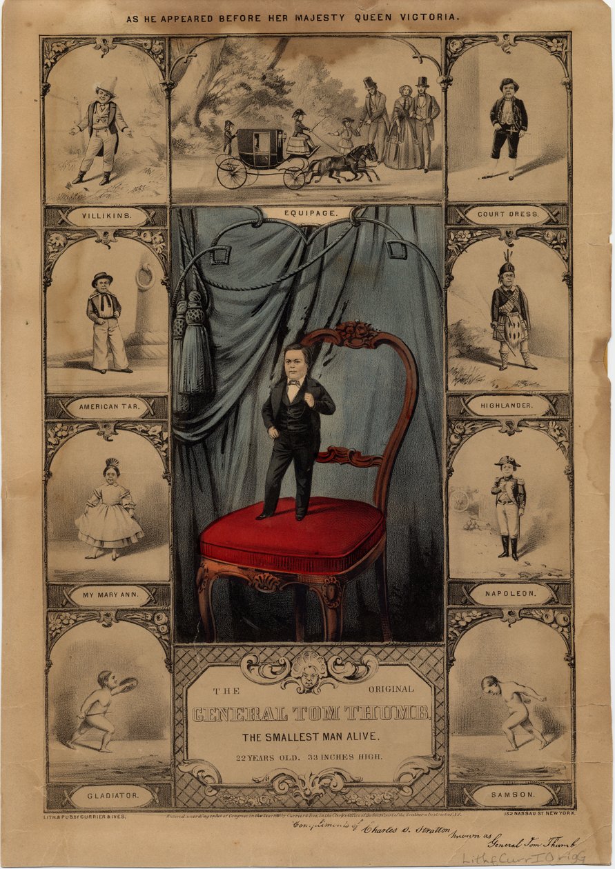 El General Tom Thumb original: el hombre más pequeño vivo de American School