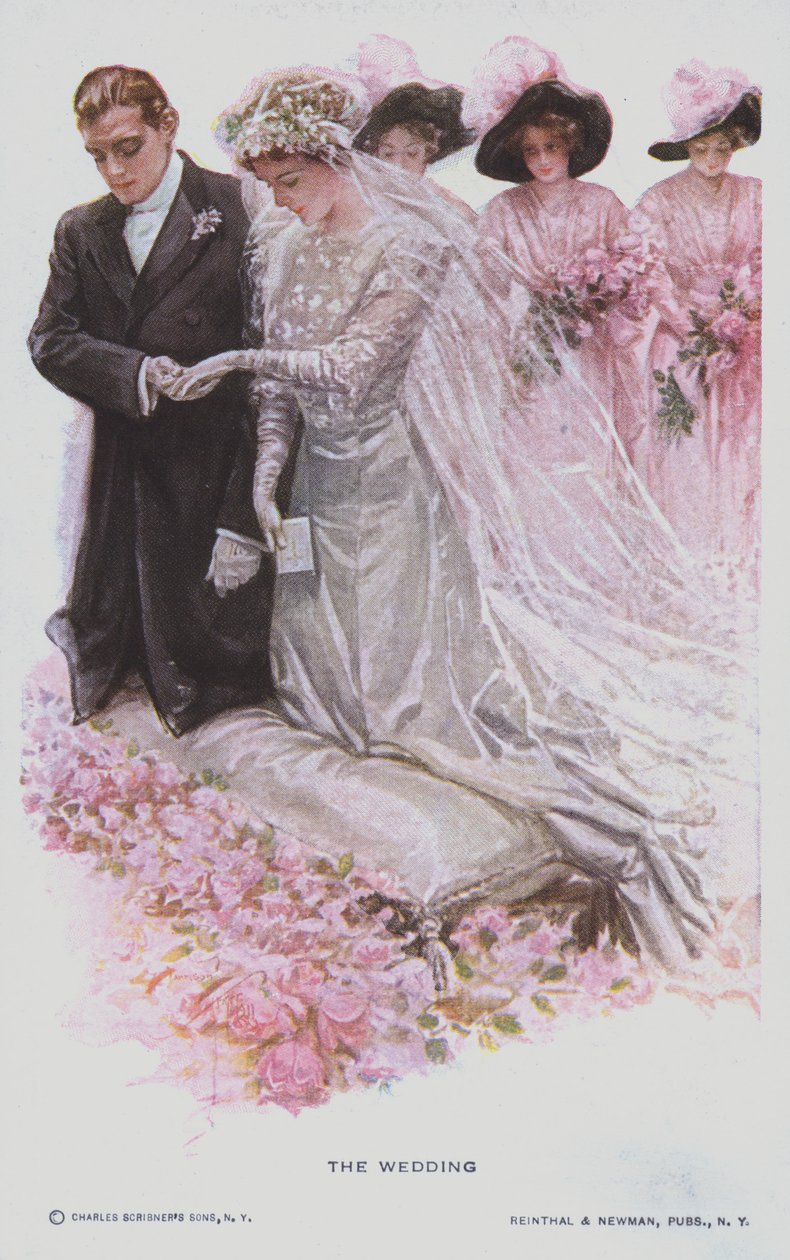 La boda (litografía en color) de American School