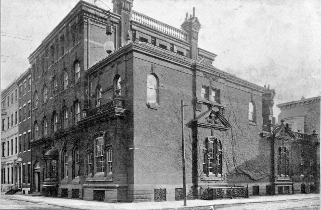Residencia de Thomas Alexander Scott, S. Rittenhouse Square, esquina de la calle 18 de American School