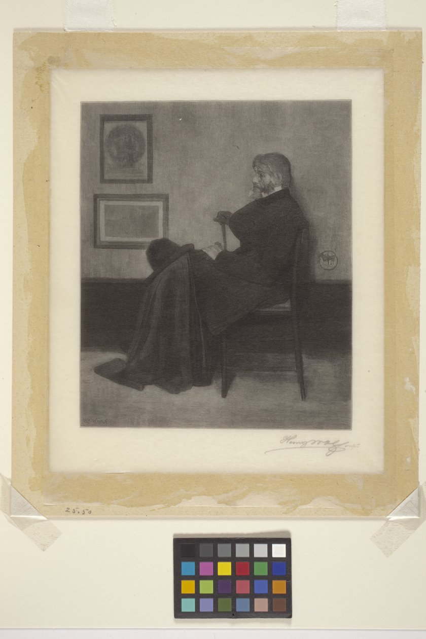 Thomas Carlyle (grabado en madera) de American School