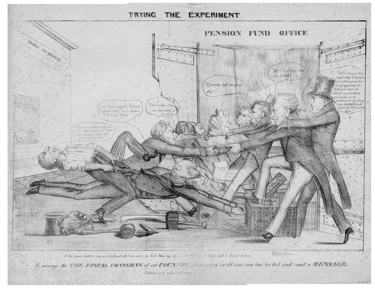 Probando el experimento, 1833 de American School