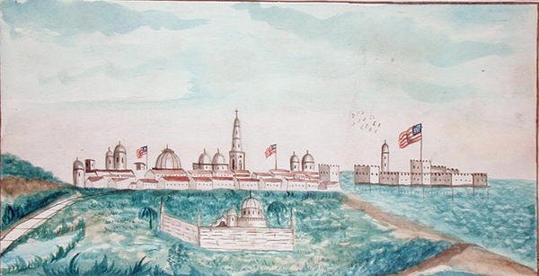 Veracruz, castillo y cementerio de American School