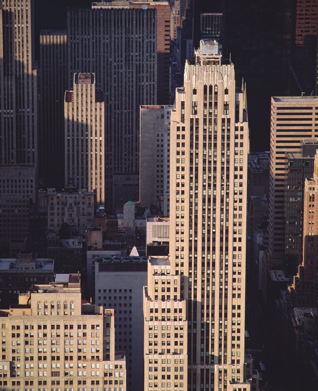 Vista de rascacielos de American School