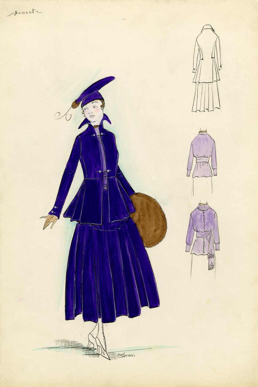 Traje de paseo, Doucet de American School