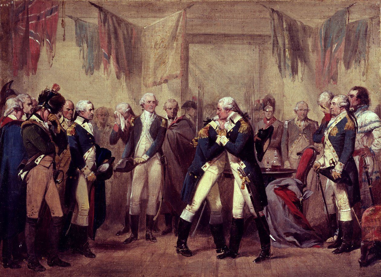Despedida de Washington a sus oficiales en Fraunces Tavern, Nueva York, Nueva York, 4 de diciembre de American School