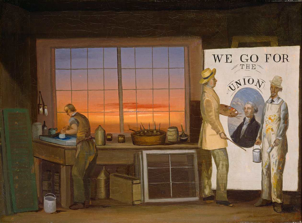 Vamos por la Unión, c.1840-1850 de American School