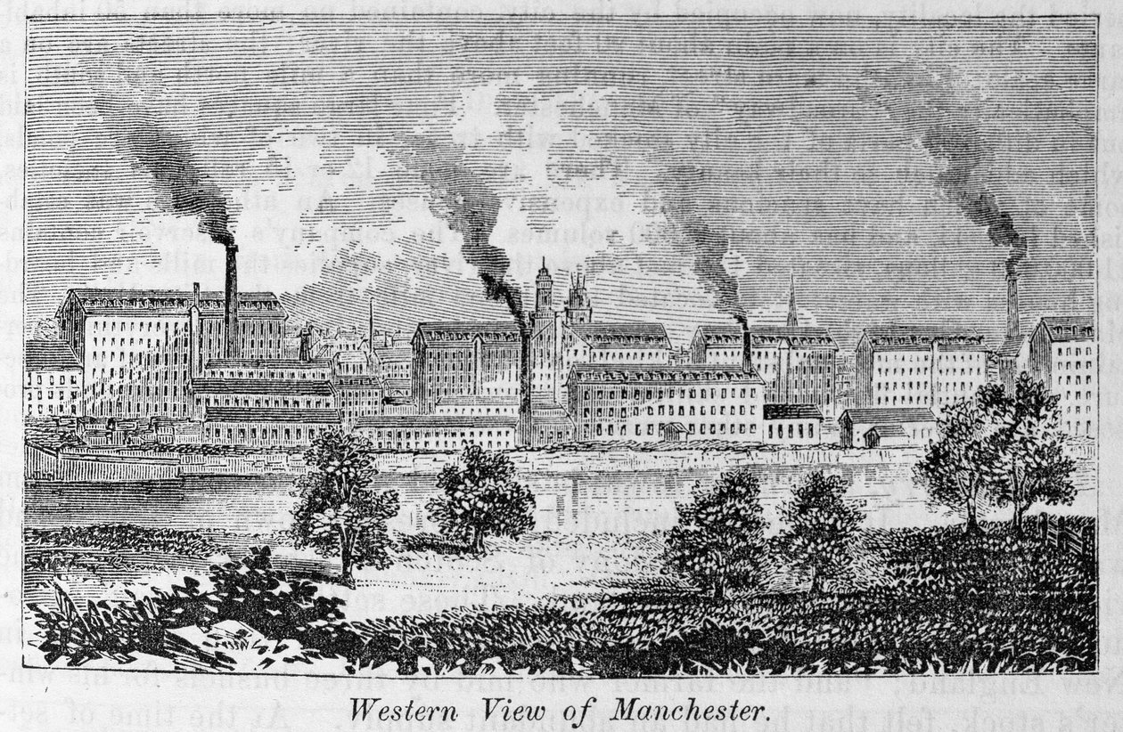 Vista occidental de Manchester, de 