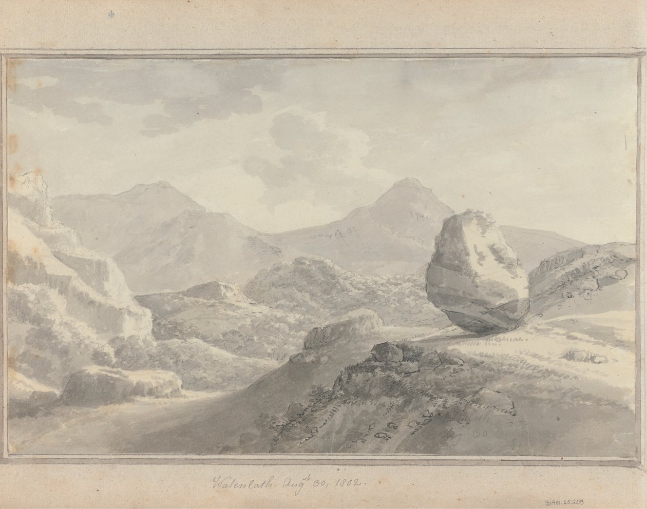 Vistas en Inglaterra, Escocia y Gales: Watenlath, 30 de agosto de 1802 de Amos Green