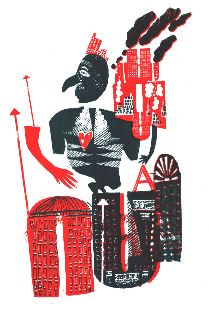 Body Builder, 2015 (serigrafía) de Amy Louise Evans
