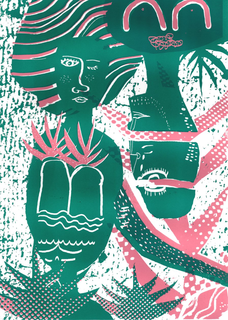 We Grow, 2015 (serigrafía) de Amy Louise Evans