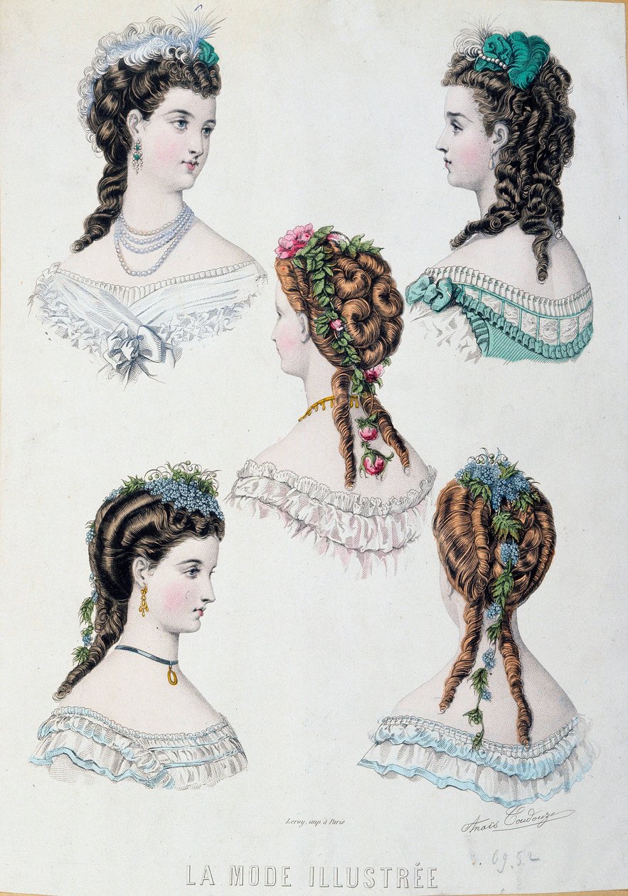 Cinco peinados de mujeres de Anais Toudouze