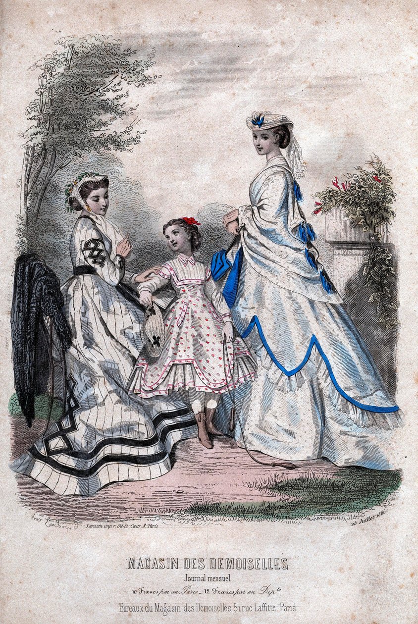 Revista de moda francesa "Magasin des Demoiselles", París, 25 de julio de Anais Toudouze