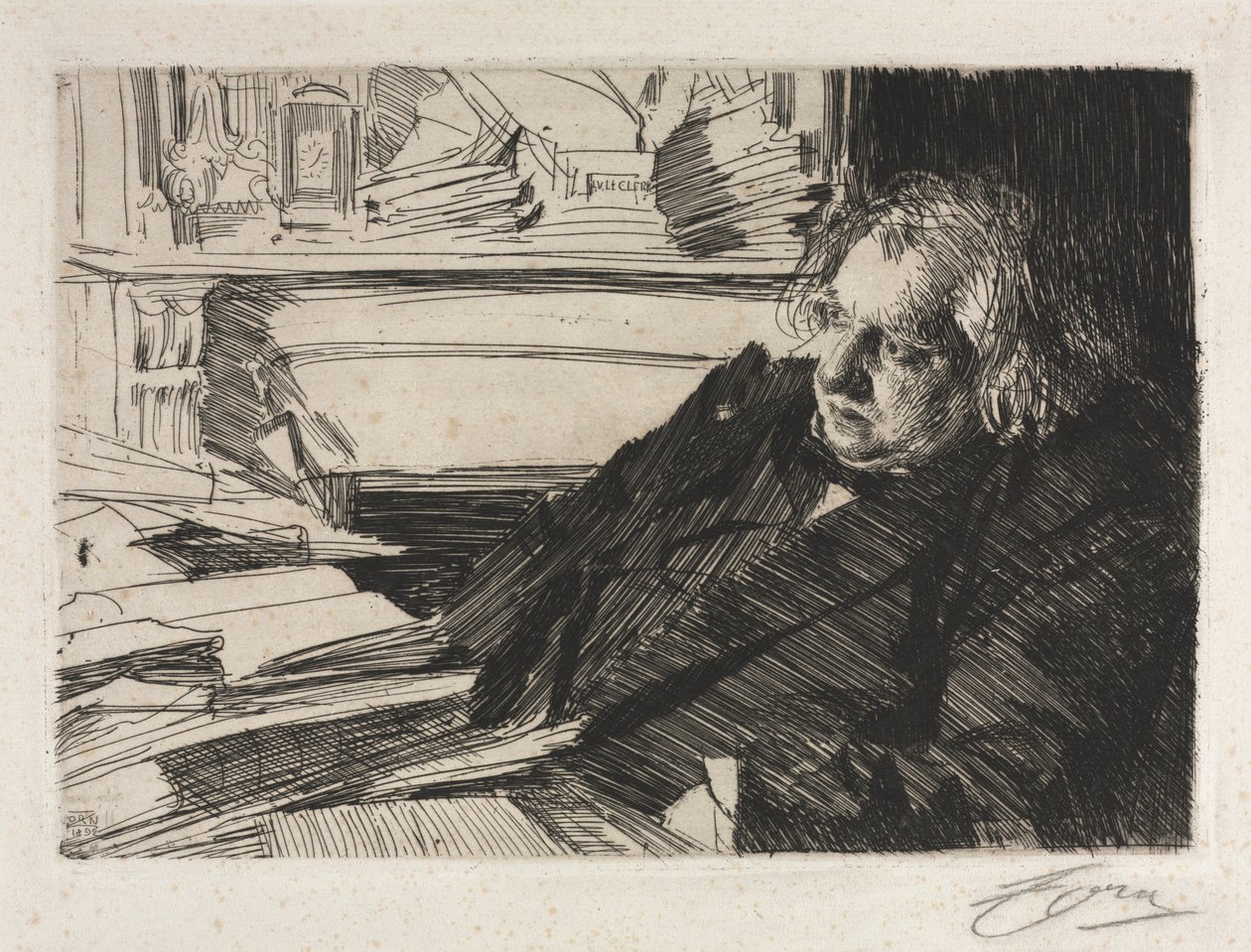 Ernest Renan, 1892 de Anders Leonard Zorn