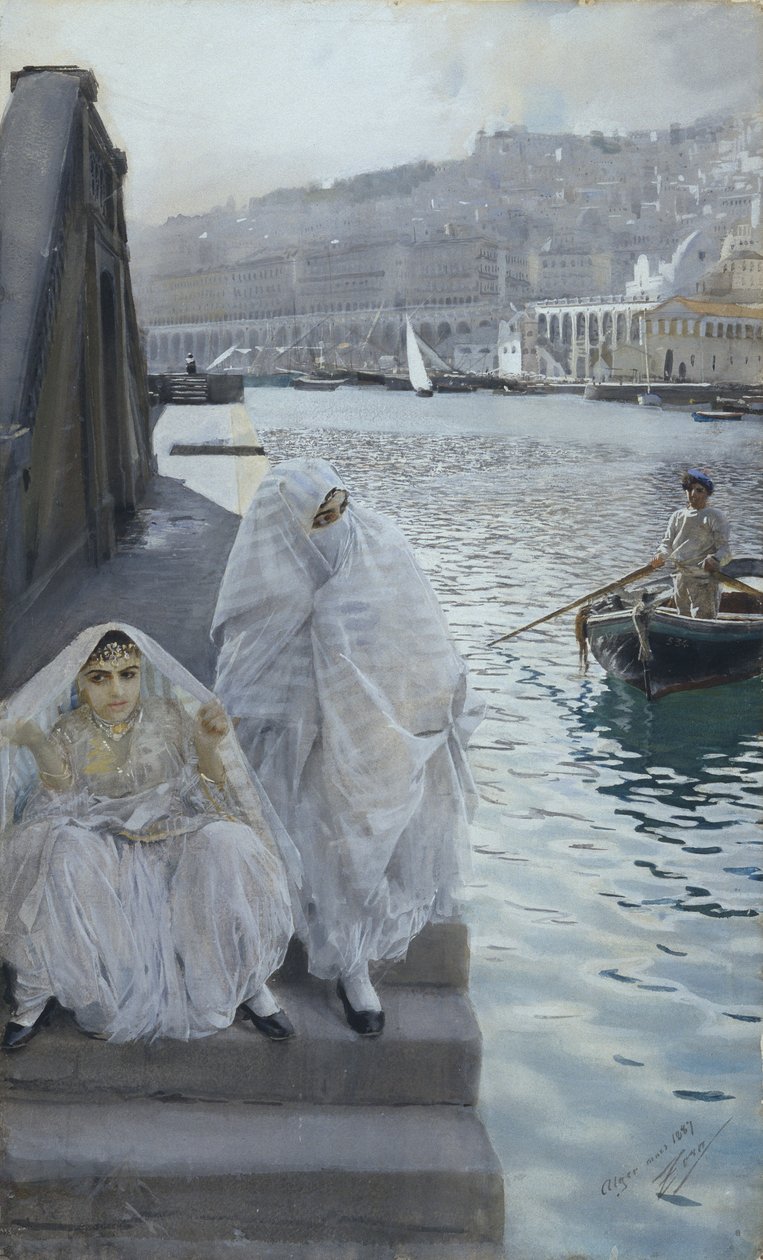 Desde el puerto de Argel de Anders Leonard Zorn