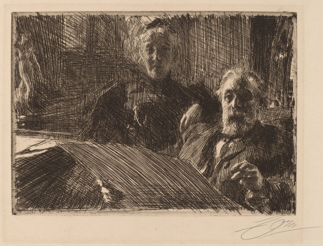 Sr. y Sra. Furstenburg, 1895 de Anders Leonard Zorn