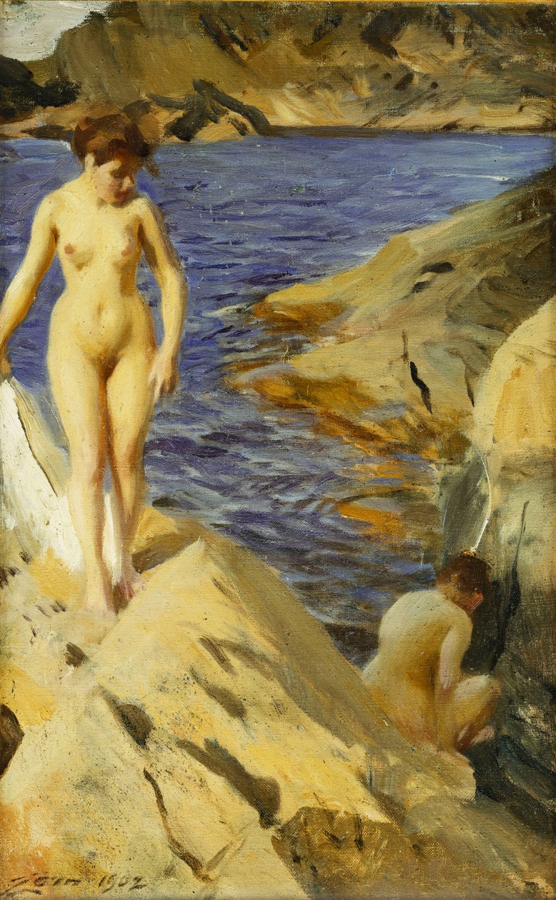 Desnudos; Nakt, 1902 de Anders Leonard Zorn