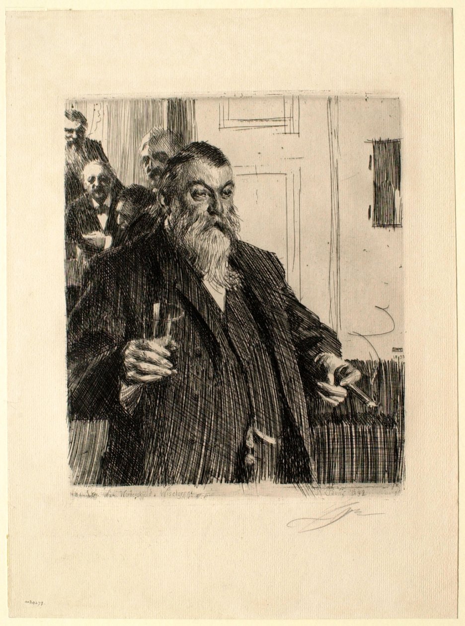 El brindis de Anders Leonard Zorn