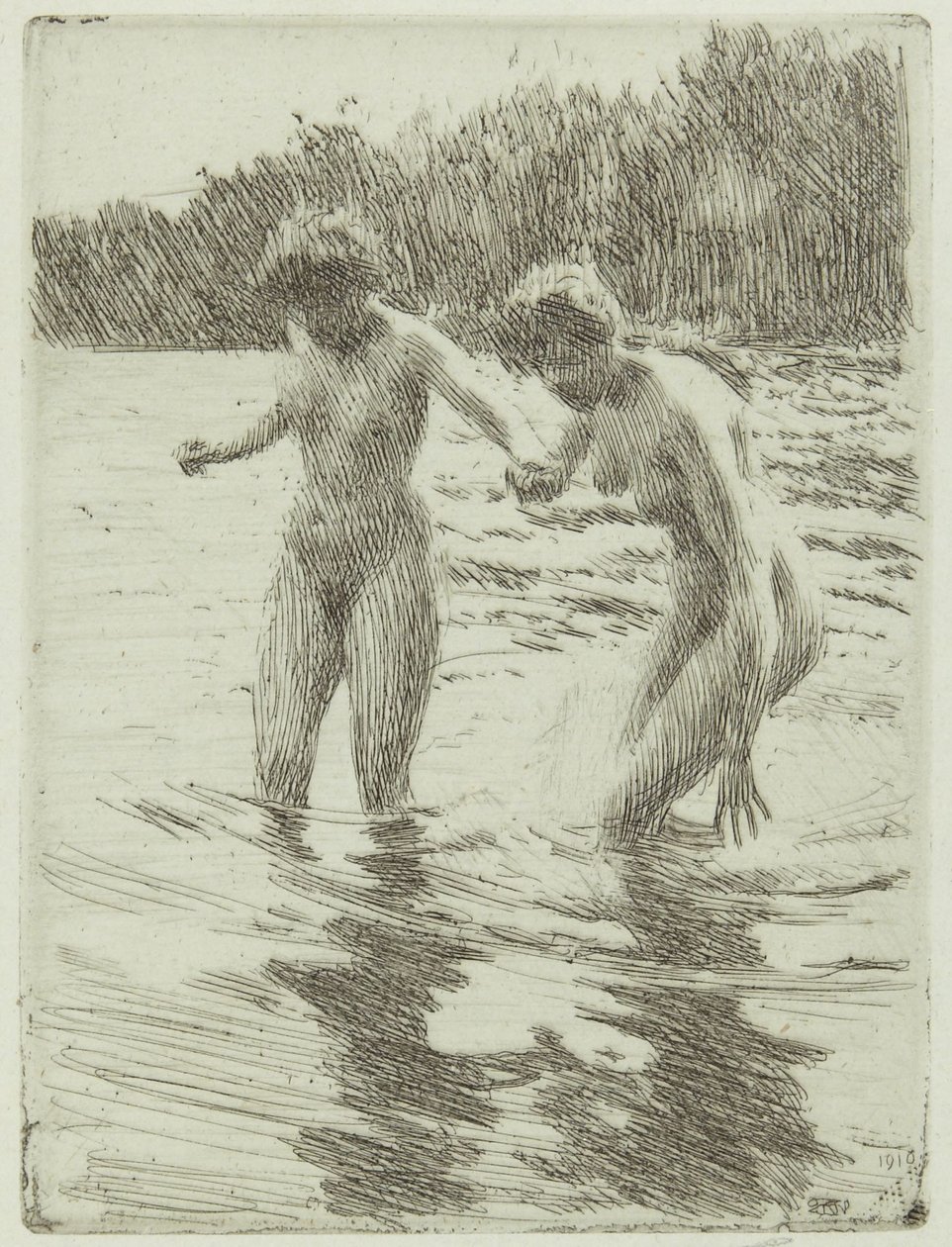 Dos bañistas de Anders Leonard Zorn
