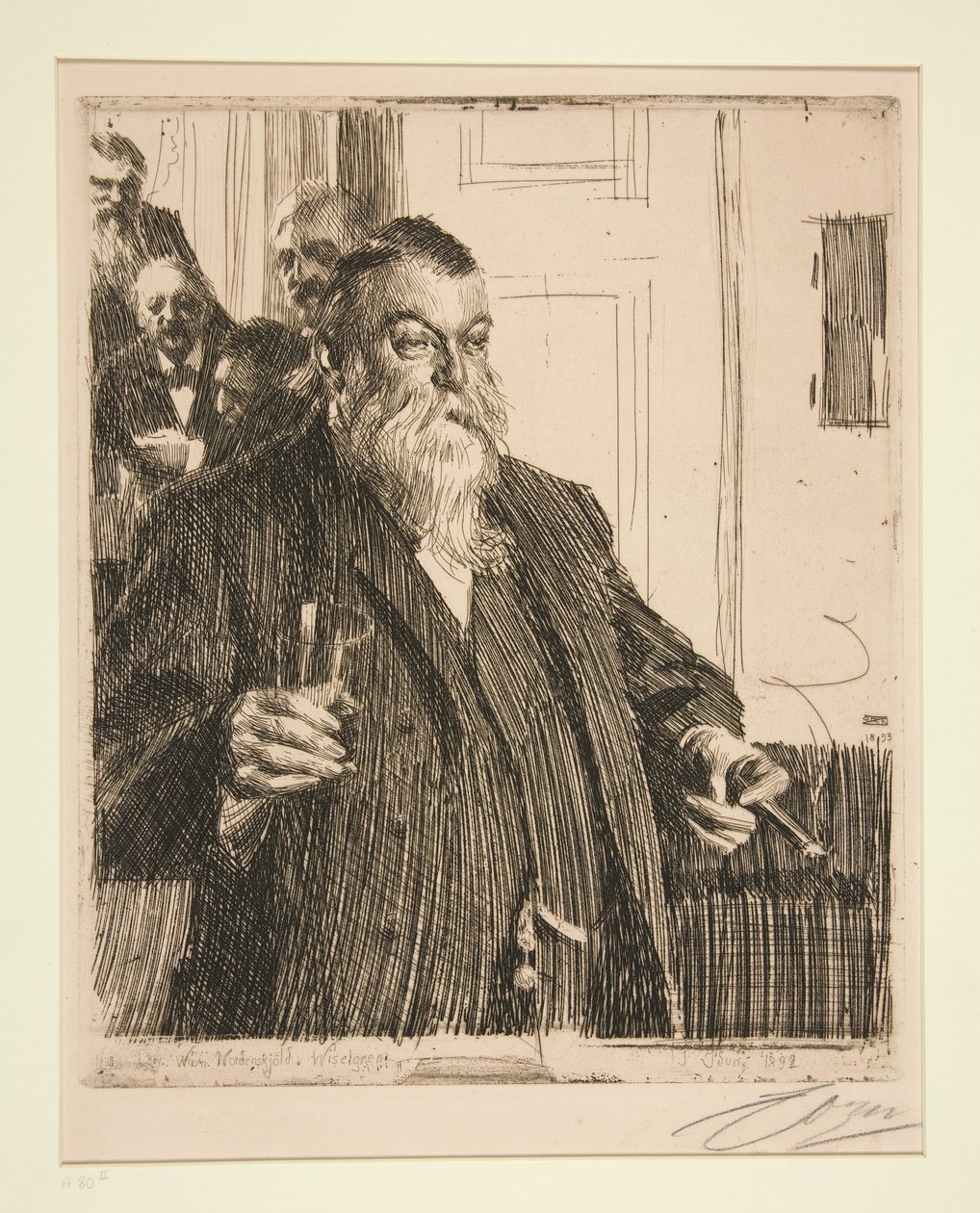 Un brindis II de Anders Zorn