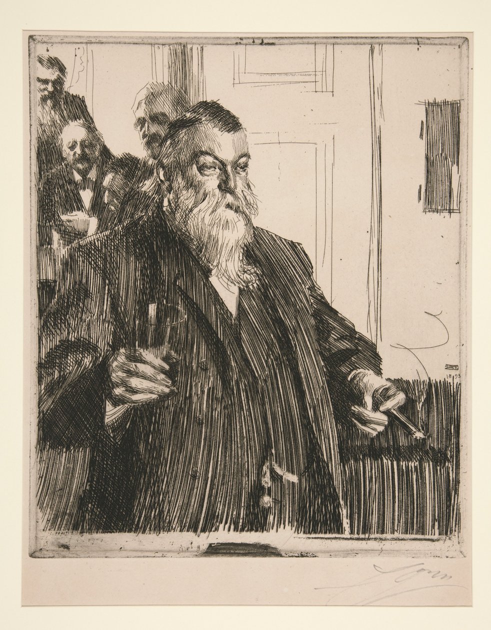 Un brindis II de Anders Zorn