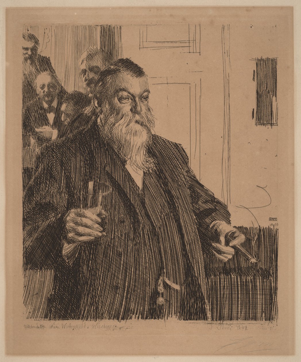 Un brindis II de Anders Zorn